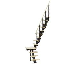 Escalier gain de place Bali 2 hêtre, quart tournant palier | LAPEYRE SERVICES