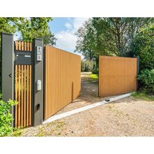 Portail à tasseaux en aluminium | GANIT