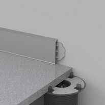 Plinthe minimaliste collée | METAL LINE 94 – aluminium anodisé dos queue d'aronde jonction sol-mur discrète