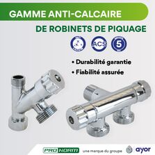 Gamme anticalcaire de raccordement | PRONORM 