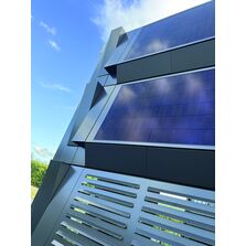 Façade ventilée PV à structure aluminium en rénovation | Ultraçade Power