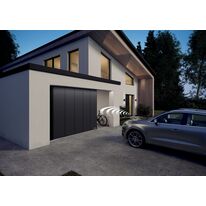 Porte latérale avec tablier en acier isolé à motifs | HST 42