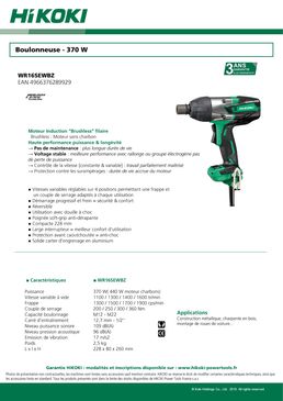 Boulonneuse 370 W | WR16SE