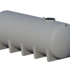 Cylindres de stockage d'eau horizontales aériennes | CHPS