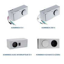 Prises électriques et interrupteurs pour l’intégration dans le mobilier | Kombibox 