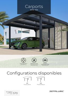 Carport photovoltaïque à raccordements cachés sur toiture monopente | Solcar System