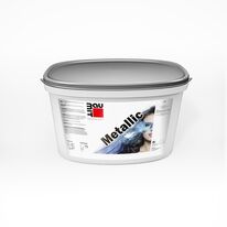 Peinture décorative, effet métallisé brillant et moderne.