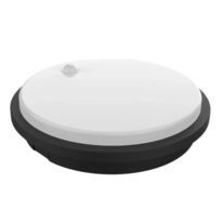 Hublot LED extérieur rond IP54 avec détecteur de mouvement 10 W | Silumen