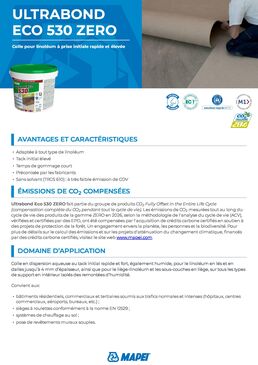 Colle pour linoléum | ULTRABOND ECO 530 ZERO à prise initiale rapide et forte adhérence