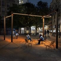 Structure tridimensionnelle lumineuse - SALONS NOCTURNES | RAGNI