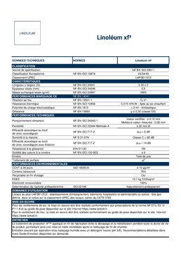 Linoléum à traitement de surface protecteur et durable aspect mat |  Lino Tarkett Style Elle xf