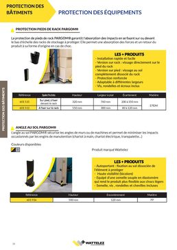 Protection d'angle au sol | PARGOM 