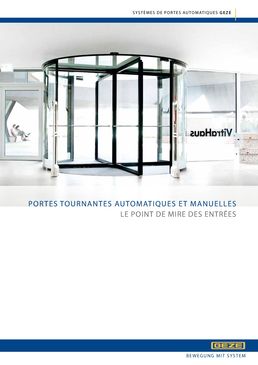 Portes tournantes manuelles et automatiques | TSA 325 NT