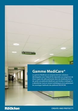 Rockfon® MediCare® Air | Plafond acoustique en laine de roche pour milieux hospitaliers