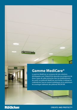 Rockfon® MediCare® Air | Plafond acoustique en laine de roche pour milieux hospitaliers