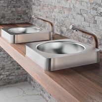 Robinet électroniques sur plage pour lavabos | Gamme BINOPTIC hauts