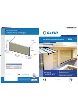 Porte basculante automatique | S224