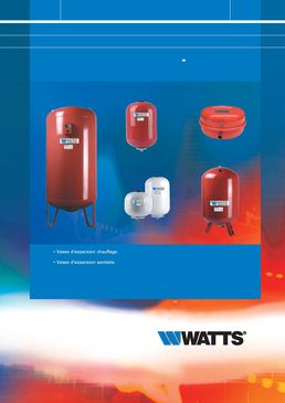 Vase d’expansion à vessie interchangeable en EPDM pour chauffage | WATTS INDUSTRIES 