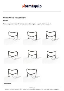 Arceau d'angle renforcé