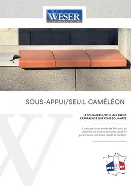 Sous appui / seuil Caméléon | SAP28