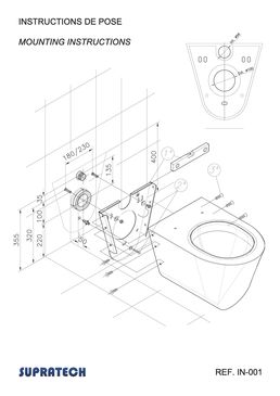 Cuvette WC suspendue en acier inoxydable | ULTIMA