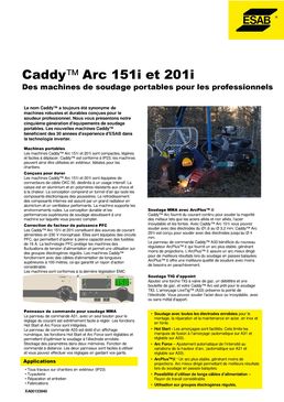 Machines de soudage portables |   Caddy Arc 151i/201i, A33