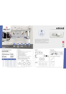 Encastrés orientables LED compacts | ARKAB