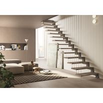 Rampe d’escalier en acier inox satiné | ARPA