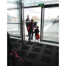 Caillebotis d'entrée en caoutchouc pour trafic intense | 590 Master Flex D23