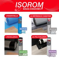 Sous-couches sols stratifiés | Gamme Isorom by Romus