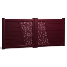 Portails battants en aluminium  | Cinéma Déco