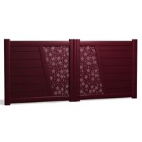 Portails battants en aluminium  | Cinéma Déco