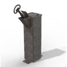 Kit d'amovibilité pour potelet Ø60 mm