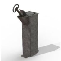 Kit d'amovibilité pour potelet Ø60 mm