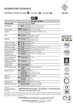 Revêtement de sol vinylique tissé en 7 coloris | Bolon Flow