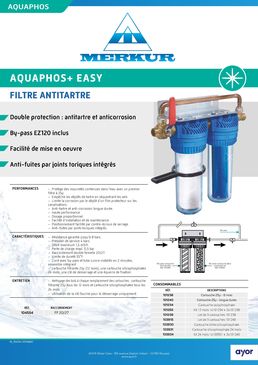 Filtre duplex antitartre & anticorrosion Aquaphos + Easy | MERKUR 