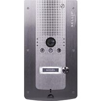 Interphone audio vidéo Full IP/SIP 1 bouton d’appel conforme loi Handicap | XE VIDEO 1B