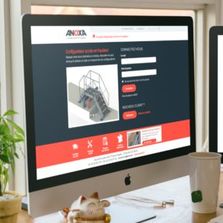 Configurateur échelle à crinoline, escaliers et sauts de loup en ligne | ANOXA   