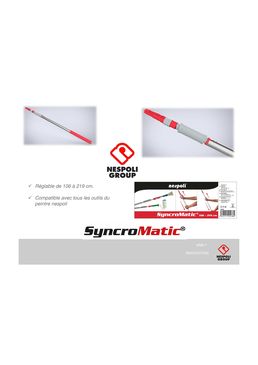 Perche Syncromatic pour les outils du peintre Nespoli | Perche Syncromatic