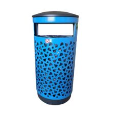 Poubelle urbaine de tri sélectif  | WELLINGTON TRI 1 FLUX Vigipirate Design 