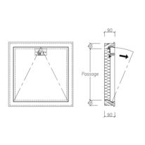 Trappe de visite CF 30 insonorisée 48/55 dB | Azur Acoustique