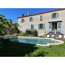 Margelle de piscine en forme de L, aspect pierre | Bourgeoise - Magnanerie