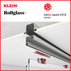 Système coulissant Rollglass+ lauréat Red DOT Award: Product Design 2018