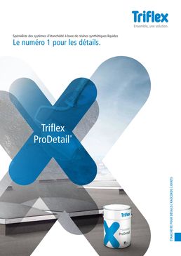 Etanchéité liquide pour les points singuliers | Triflex ProDetail