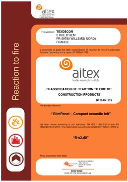 Panneaux acoustiques décoratifs rectangulaires ou carrés pour murs | SLIMPANEL MURAL 