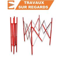 Barrière en acier pour protection et signalisation de regards | BAREXCRB