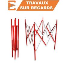 Barrière en acier pour protection et signalisation de regards | BAREXCRB