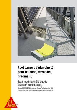 Revêtement d'étanchéité polyuréthanne circulable | Sikafloor 400 N Elastic