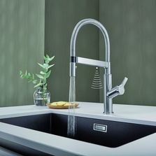 Mitigeur d'évier à douchette et déclenchement sans contact par capteur | Blanco Solenta-S Senso