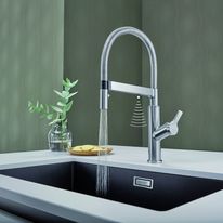 Mitigeur d'évier à douchette et déclenchement sans contact par capteur | Blanco Solenta-S Senso
